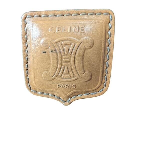 VTG Celine Macadam Boston Bag Brown Coated Canvas Leather - Picture 2 of 11